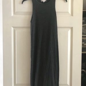 Grey Midi Bodycon Dress